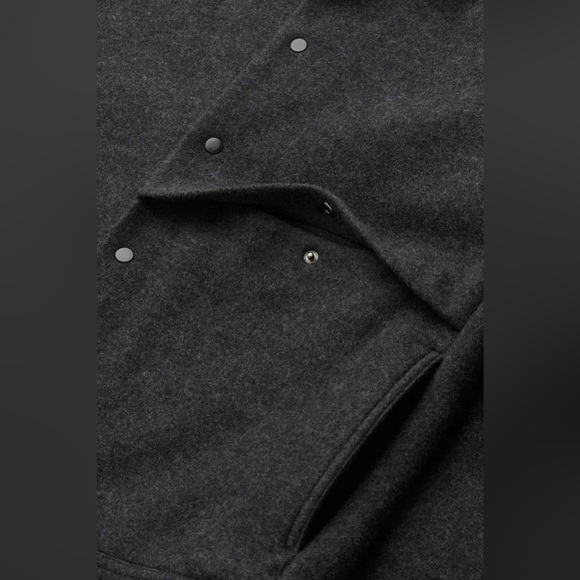 COS Boiled Wool Jacket, Grey, Small - Picture 6 of 10